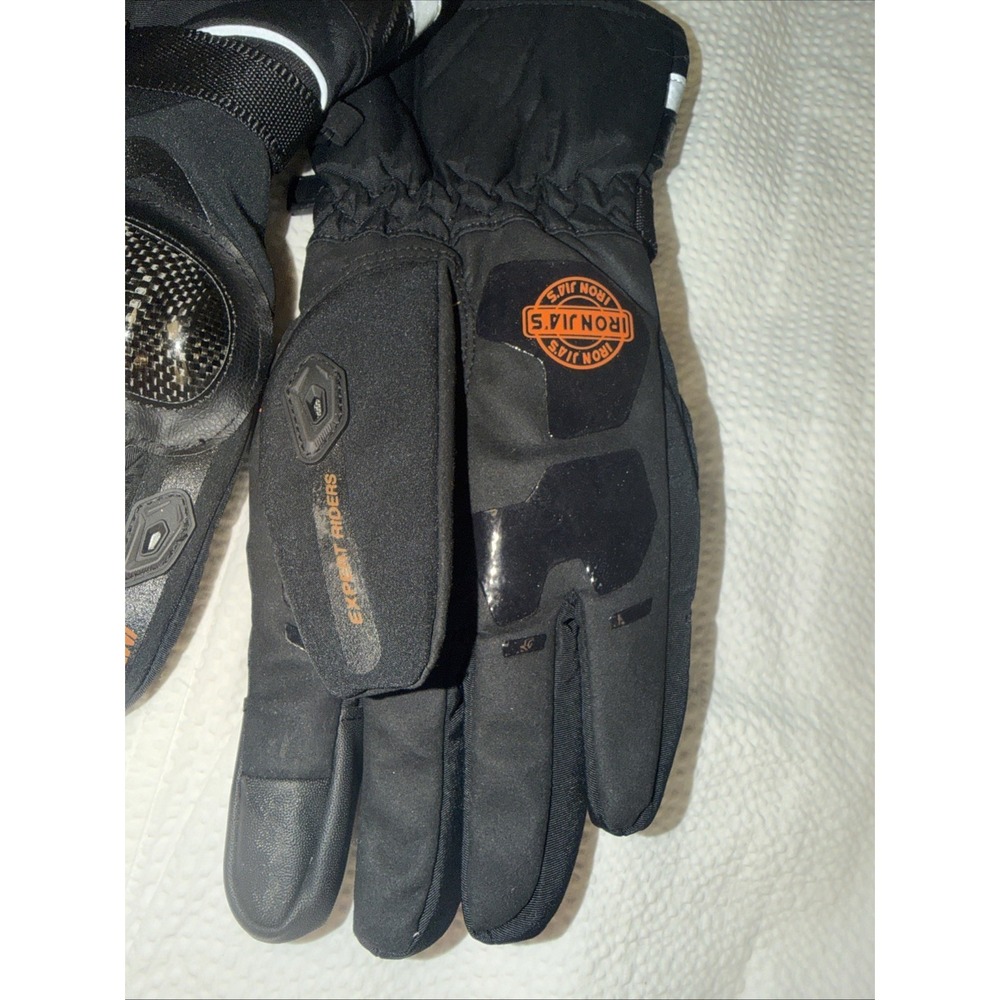 Iron Jia's Winter Motorcycle Gloves, Ce Level 1kp Protection, Cold Weather Water View 4